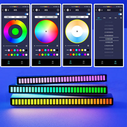 LED RGB Bars with App and Sound Control